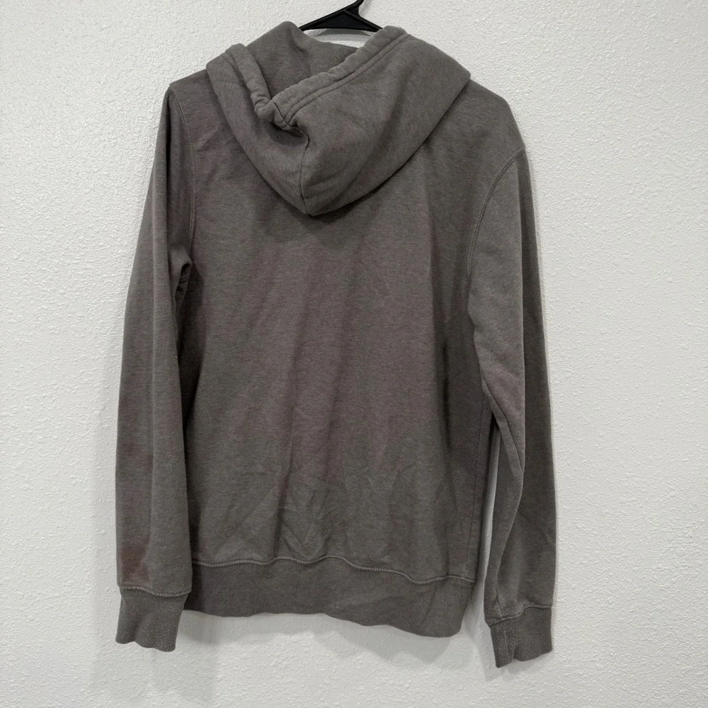 The North Face Mens Gray Logo Pullover Hoodie Sweatshirt Size Small S‎